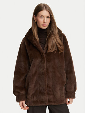 Luisa Spagnoli Luisa Spagnoli Pelliccia Stelle 543832 Marrone Oversize