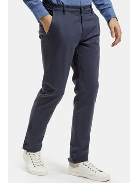 Cross Jeans Cross Jeans Chinosy F 194-285 Granatowy Tapered Leg