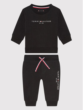 Tommy Hilfiger Tommy Hilfiger Treniņtērps Baby Essential KN0KN01485 Melns Regular Fit