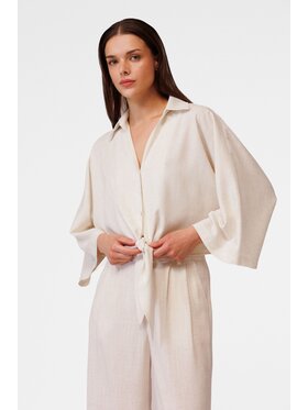 LE POSSÉ LE POSSÉ Camicia KKW Beige Loose Fit