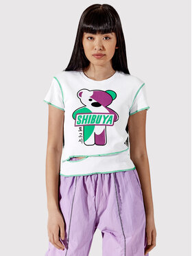 Togoshi Togoshi T-Shirt TG22-TSD001 Biały Slim Fit