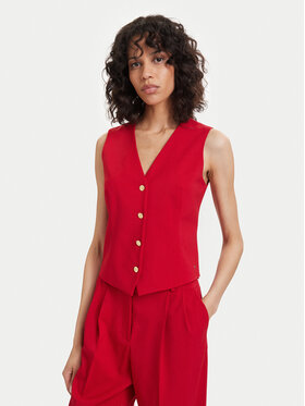 Tommy Hilfiger Tommy Hilfiger Gilet WW0WW48882 Rosso Regular Fit