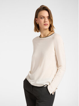 Elena Mirò Elena Mirò Cardigan M521Z000662N002 Bianco Regular Fit