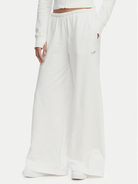 Tommy Jeans Tommy Jeans Долнище анцуг Metallic Logo DW0DW22735 Бял Wide Leg
