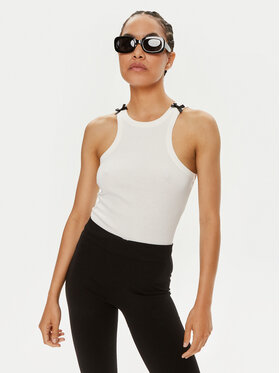 Noisy May Noisy May Top Maya 27033429 Biały Slim Fit