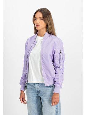 Alpha Industries Alpha Industries Kurtka bomber MA-1 VF Light Bomber Jacket Women Fioletowy Slim Fit