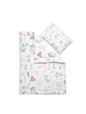 White pocket White pocket Komplet pościeli dziecięcej Pościel z wypełnieniem Różowy