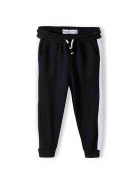 MINOTI MINOTI Spodnie dresowe 14fleece 8 Czarny Regular Fit