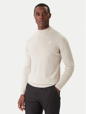 KARL LAGERFELD KARL LAGERFELD Rollkragenpullover 655002 554399 Beige Slim Fit