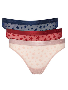 Tommy Hilfiger Tommy Hilfiger Komplet stringów UW0UW06135 Kolorowy
