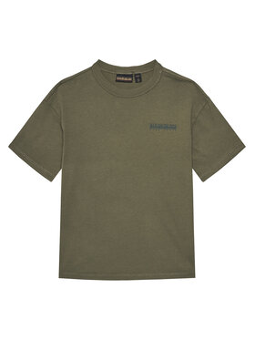 Napapijri Napapijri Majica S-Ahr NP0A88ZO M Zelena Regular Fit