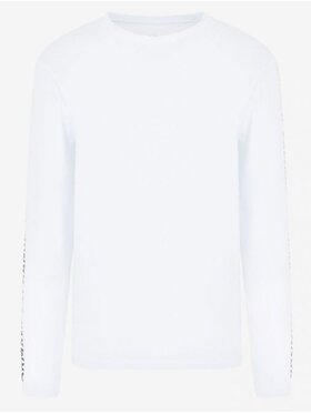 Armani Exchange Armani Exchange T-Shirt 3HZTFM ZJA5Z 1100 Bílá Regular Fit
