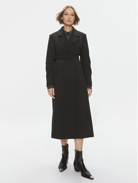Herskind Herskind Cappotto di lana Ezara 4903956 Grigio Regular Fit