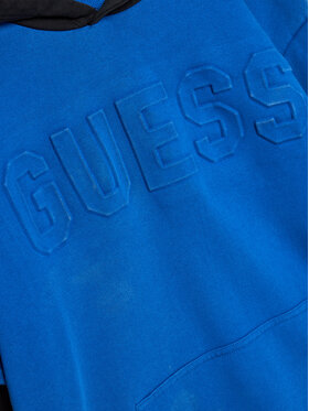 Guess Majica Dugih Rukava L4YQ01 KA6R3 Plava Regular Fit