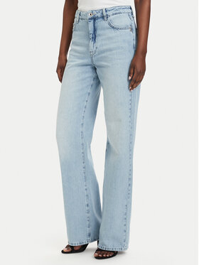 Patrizia Pepe Patrizia Pepe Jeans hlače 2P1772/D070-CB21 Svetlo modra Straight Fit