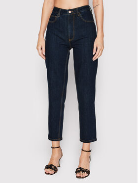 Guess Guess Jeansy W2YA21 D4NH4 Granatowy Tapered Leg