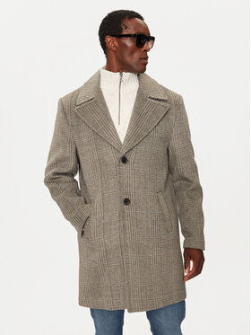 Guess Guess Вълнено палто M4BL14 WGGF0 Бежов Regular Fit