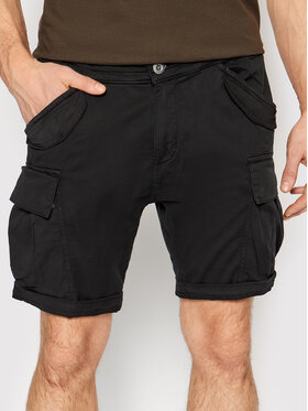 Alpha Industries Alpha Industries Bavlnené šortky Airman 116211 Čierna Regular Fit