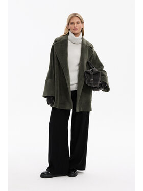 Deni Cler Milano Deni Cler Milano Kurtka przejściowa W-DC-9063-F5-A3-49-1 Zielony Oversize