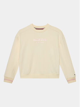 Tommy Hilfiger Tommy Hilfiger Majica dugih rukava Monotype KG0KG07722 D Bež Relaxed Fit