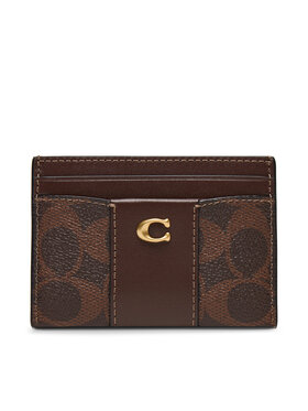 Coach Coach Калъф за кредитни карти CBY80 Кафяв