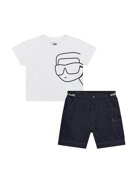 KARL LAGERFELD KARL LAGERFELD Komplet dresowy z30133_n48 Biały Regular Fit