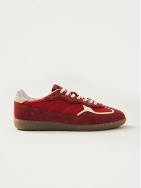 ALOHAS ALOHAS Sneakersy Tb.490 Rife Sheen Red Leather Sneakers Czerwony