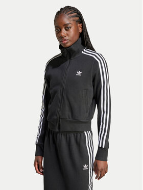 adidas adidas Bluză IY7278 Negru Slim Fit