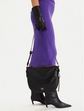 PINKO PINKO Borsetta Hobo Zip Around Classic AI 25-26 PLTT 105113 A0QO Nero