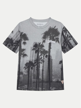 Guess Guess T-Shirt L5RI26 K8HM4 Grau Regular Fit