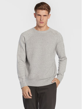 Calvin Klein Calvin Klein Sweater Structure K10K110412 Szürke Regular Fit