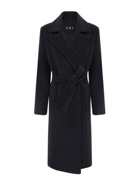 KMX Studio KMX Studio Płaszcz zimowy 186530007 Czarny Fitted Fit