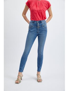 Orsay Orsay Jeansy 316187558000__36 Niebieski Skinny Fit
