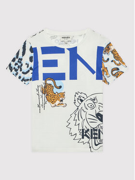 Kenzo Kids Kenzo Kids T-Shirt K25645 M Biały Regular Fit