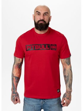PITBULL PITBULL T-Shirt Koszulka Czerwony Regular Fit