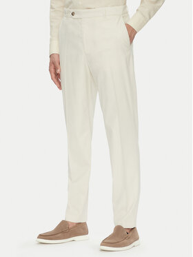 BOSS BOSS Chino nohavice C-Perin 50544005 Écru Relaxed Fit