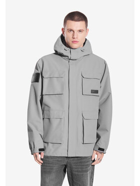 PROSTO. PROSTO. Kurtka zimowa Cargo Szary Regular Fit