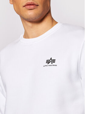 Alpha Industries Alpha Industries Felpa Basic 188307 Bianco Regular Fit