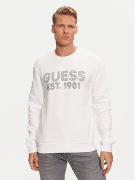 Guess Guess Bluza M4YQ08 K9Z21 Biały Regular Fit