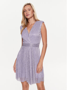 Rinascimento Rinascimento Коктейлна рокля CFC0112939003 Виолетов Regular Fit