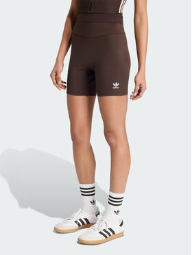 adidas adidas Szorty materiałowe 159597 Brązowy