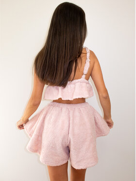 MissDenim MissDenim Dres Teddy Bear Różowy Basic Fit