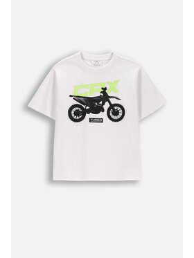 Coccodrillo Coccodrillo T-Shirt WC6143203HBJ-001 Biały Regular Fit