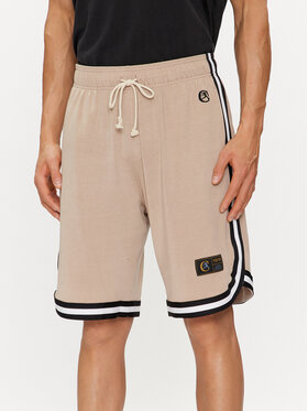 Champion Champion Спортни шорти 220010 Бежов Custom Fit