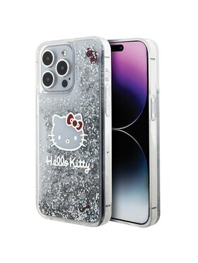 Hello Kitty Hello Kitty Etui na telefon iPhone 15 Pro Max Srebrny
