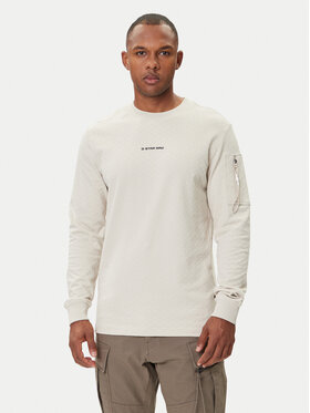 G-Star Raw G-Star Raw Longsleeve Checquard D26033-D965 Μπεζ Regular Fit