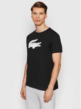 Lacoste Lacoste Tričko TH2042 Čierna Regular Fit