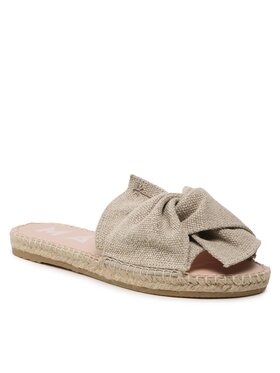 Manebi Espadrile Oragnic Hemp Sandals With Knnot O 7.1 JK Bež