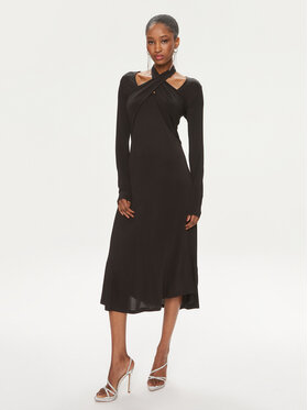 Bruuns Bazaar Bruuns Bazaar Повсякденна сукня Galathea BBW3873 Чорний Slim Fit