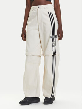 adidas adidas Džínsy Adibreak JD5618 Écru Wide Leg